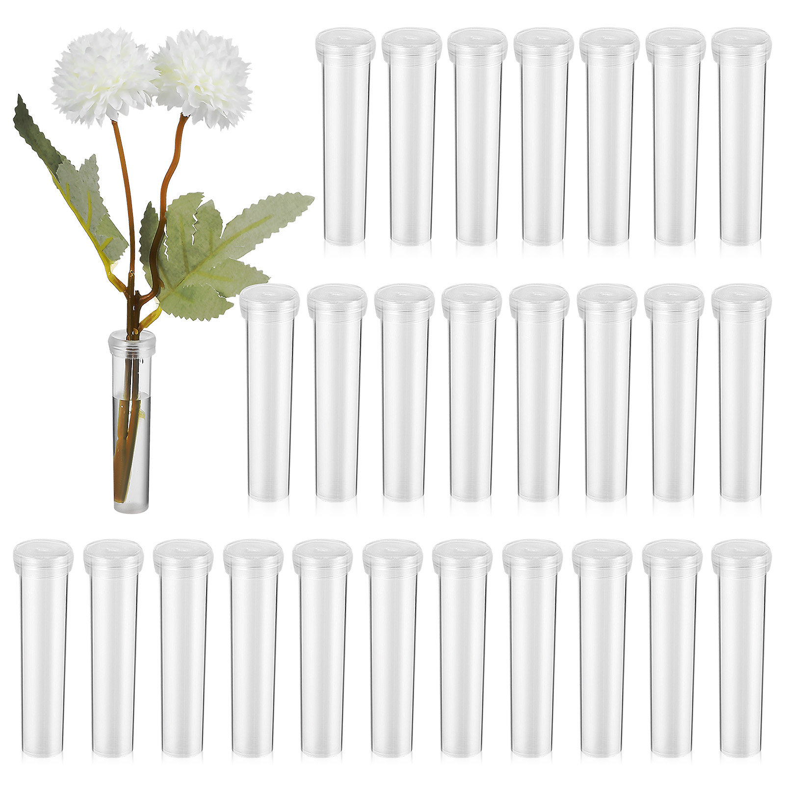 Florist Flower Supply - 100 шт. трубочек для воды для