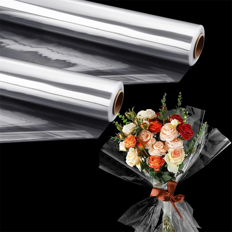 Cellophane Wrap Clear - Прозрачная целлофановая пленка в рулоне для