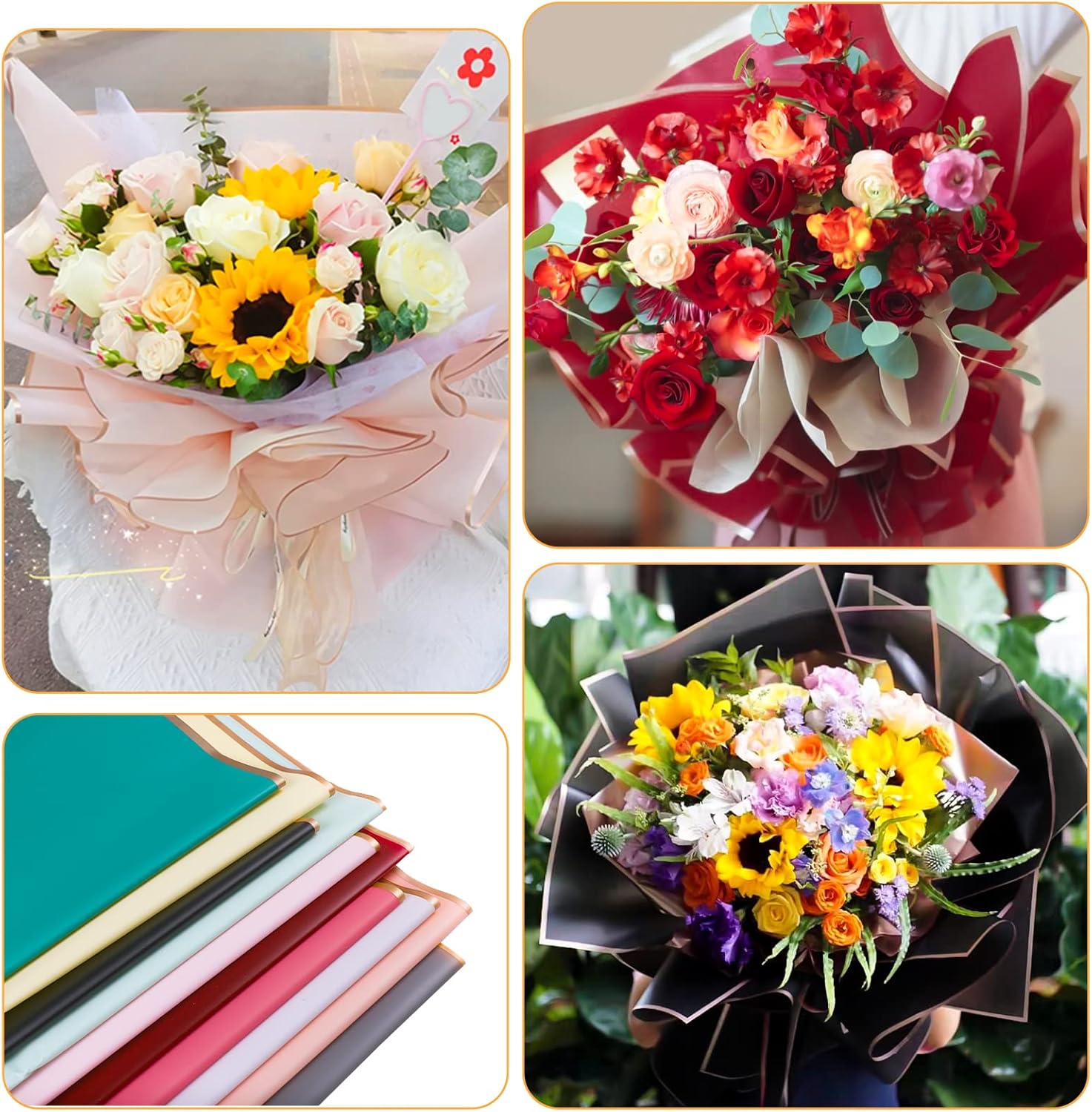 10 листов, 8 цветов, бумага дл – обзор и цена Florist Flower Supply