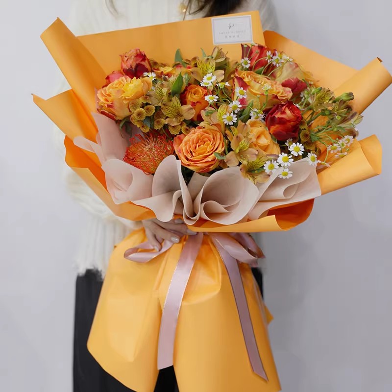 Однотонная бумага в Корейском  – обзор и цена Florist Flower Supply
