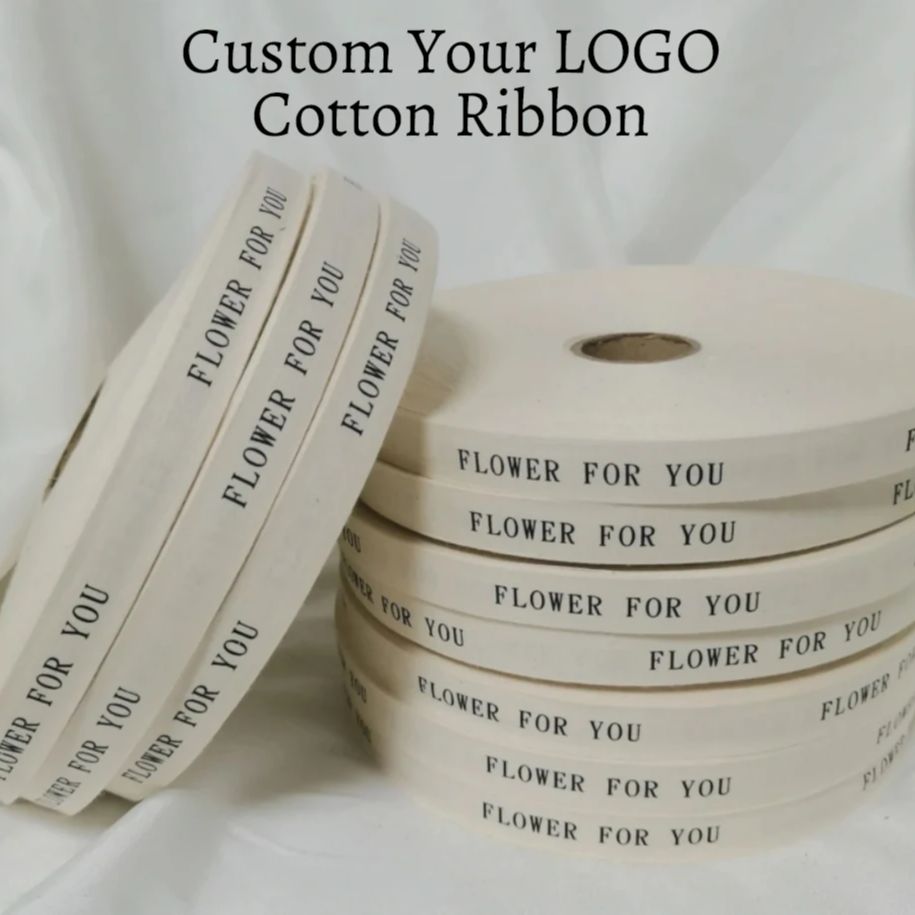 Хлопковая лента с логотипом на – обзор и цена Florist Supply Ribbon
