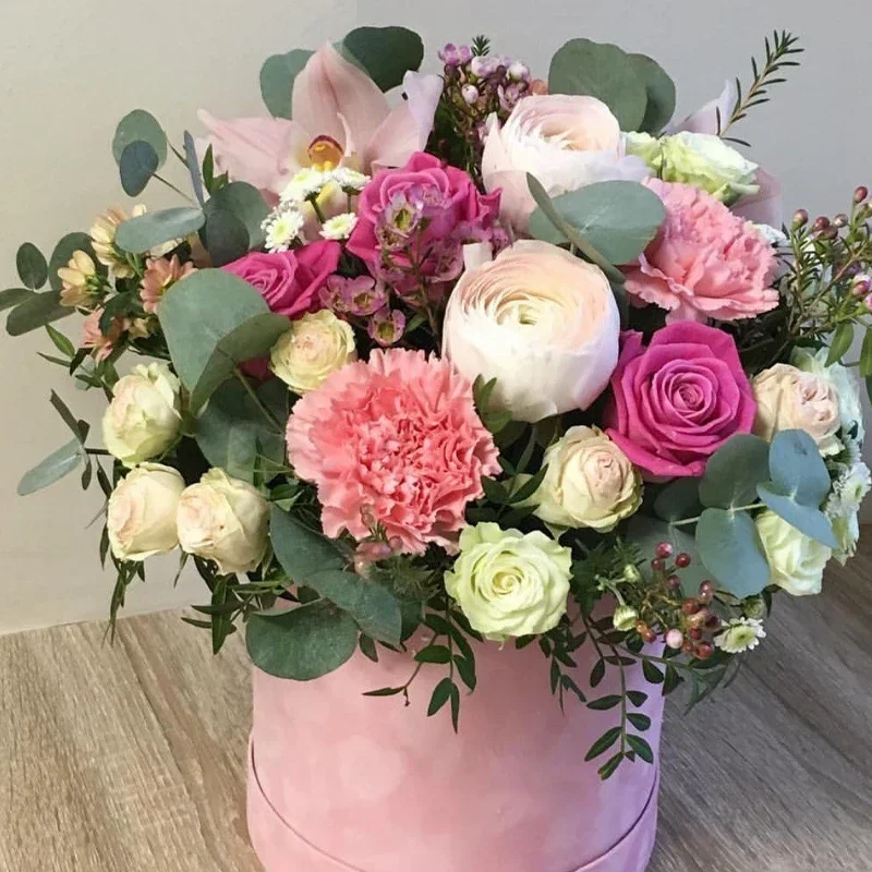 Набор из 3-х круглых бархатных – обзор и цена Florist Supply Buckets