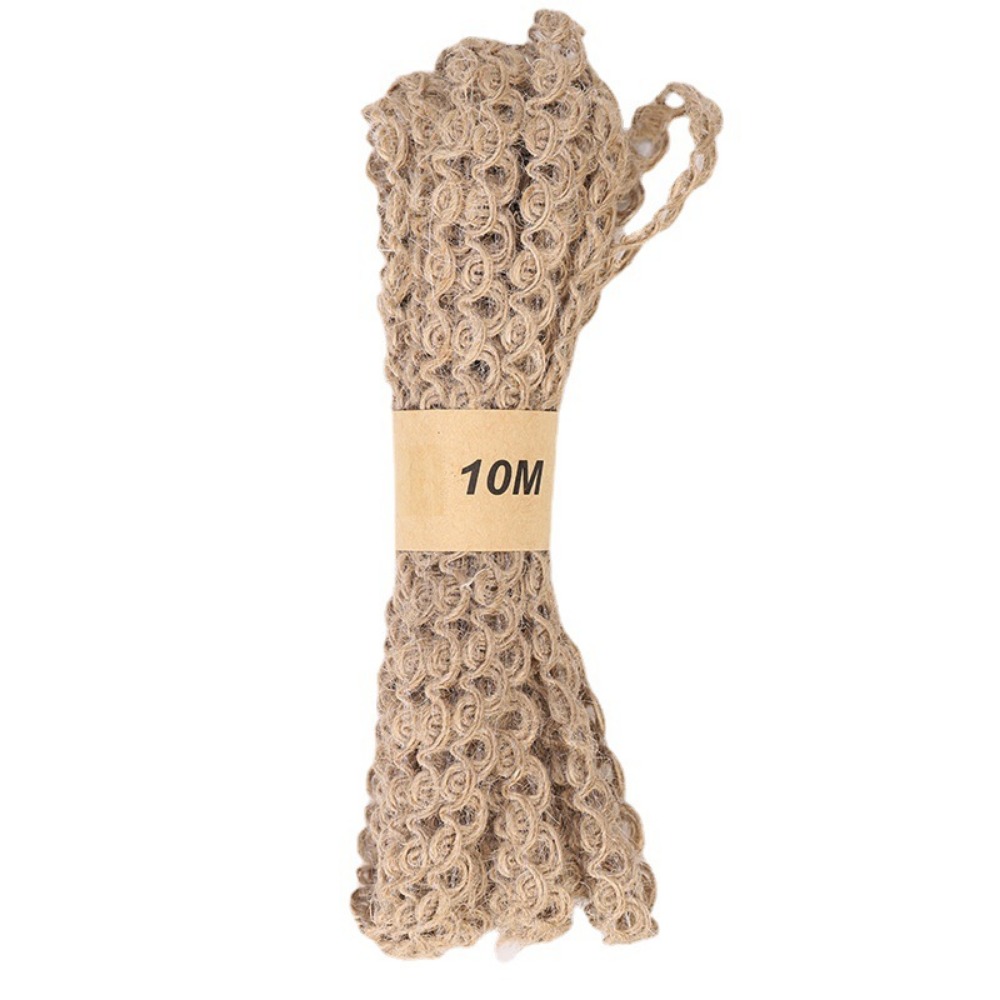 Лента из льняного кружева 10 м – обзор и цена Florist Supply Ribbon